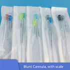 Blunt 25g X 50 มม. Cannula Needles Needles สำหรับฟิลเลอร์กรดไฮยาลูโรนิก