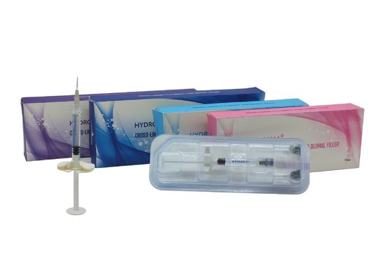 1ml 2ml ฟิลเลอร์ฉีดกรดไฮยาลูโรนิกโซเดียม Hyaluronate Injectable Gel
