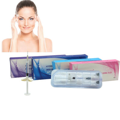 24mg / Ml HA ฟิลเลอร์ริ้วรอยบนใบหน้าสำหรับริ้วรอยรอบดวงตาหน้าผาก Nasolabial Folds