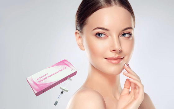 ฟิลเลอร์ผิวหนังต่อต้านริ้วรอยต่อต้านริ้วรอย Injectable Modified Sodium Hyaluronate Gel
