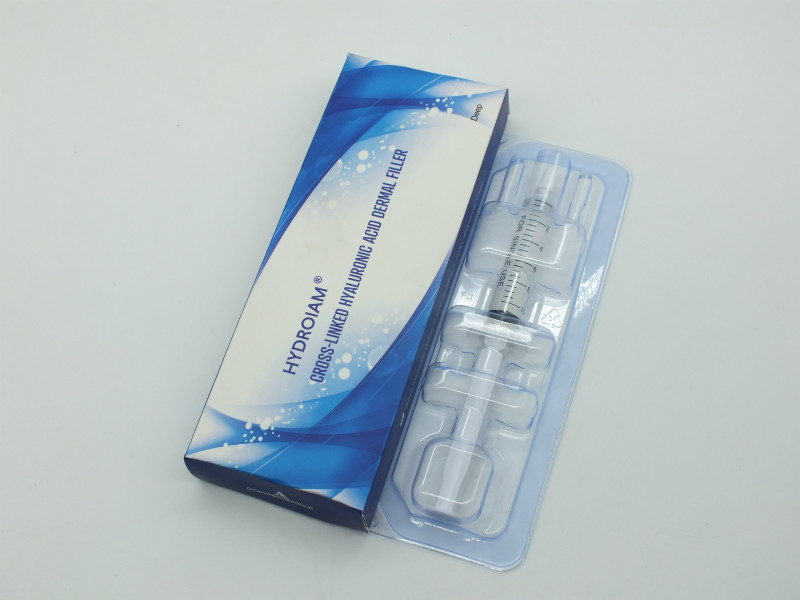 1ml 2ml 5ml กรดไฮยาลูโรฟิลเลอร์เต้านมลดริ้วและริ้วรอย