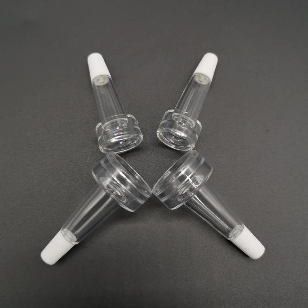 microneedling Serum Applicator vial ตัวเชื่อมต่อแบบใส Mesotherapy Treatment vial fitting